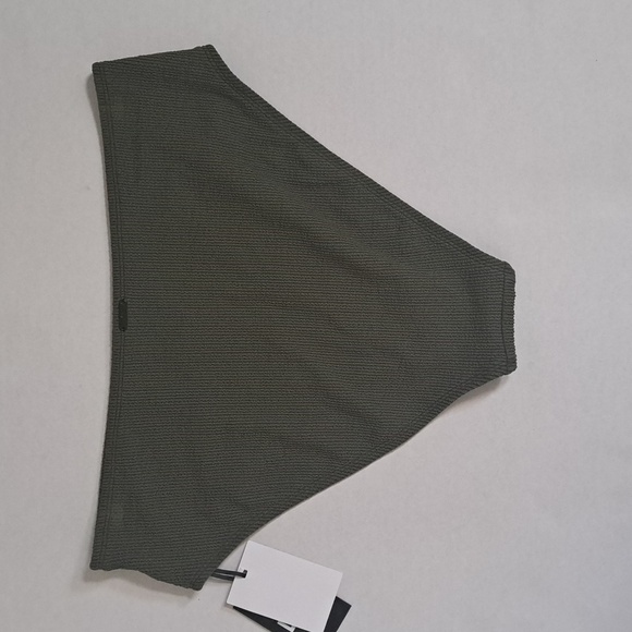 DKNY Textured High Waist Bikini Swim Bottom XL - Picture 10 of 11